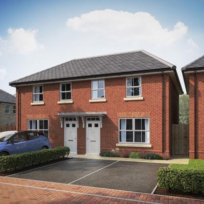 Image of some new build properties.
