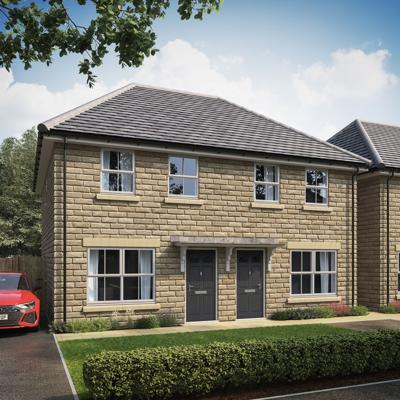 Image of some new build properties.
