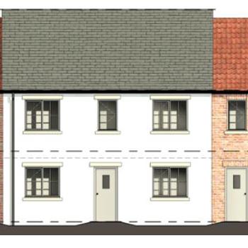 Front Elevation Block