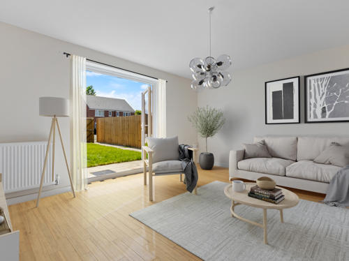 Image showing the living area at Plot 5, Farmside Green, Leaconfield.