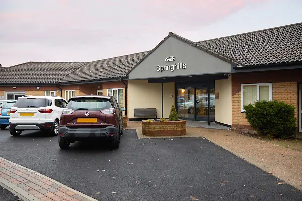 Image showing the entrance at Springhills.