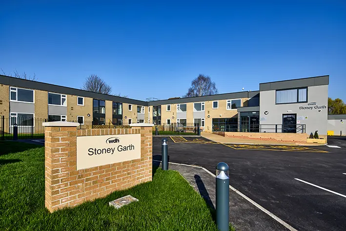 Image showing the entrance at Stoney Garth.