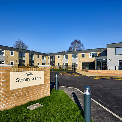 Image showing the entrance at Stoney Garth.