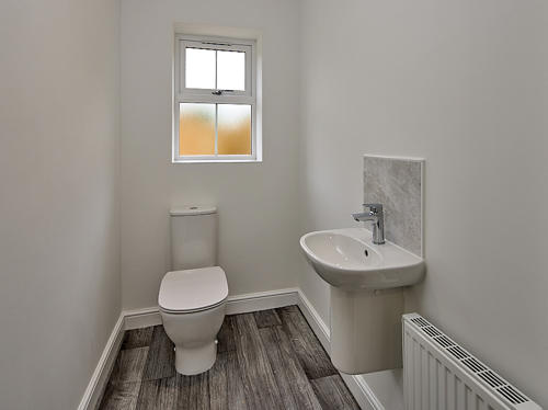 Image showing the downstairs WC at 20 Woffinden Rise, Beverley.