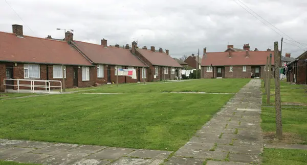Image showing the properties at Halfpenny Lane Bungalows.