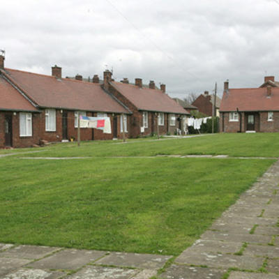 Image showing the properties at Halfpenny Lane Bungalows.