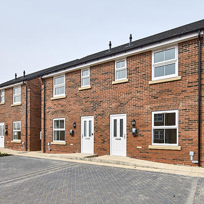 Image of new build properties at Woffinden Rise, Beverley.