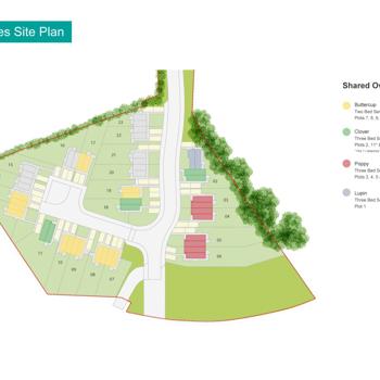 Image of the plots at The Gables, Hellifield.