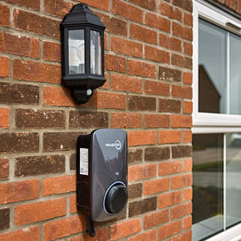 Image showing vehicle charging port at the front of the property at 23 Woffinden Rise, Beverley.