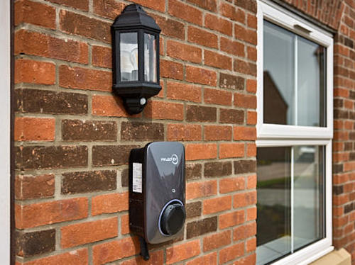 Image showing vehicle charging port at the front of the property at 23 Woffinden Rise, Beverley.
