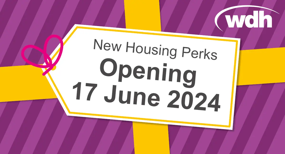 Image with the opening date of Housing Perks App.
