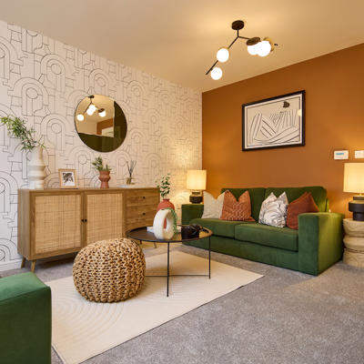 Queens Park View living room.