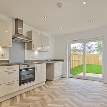 Image showing the kitchen at one of the plots at 22 Woffinden Rise, Beverley.