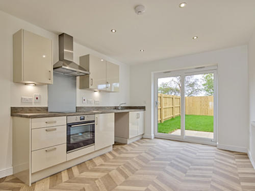 Image showing the kitchen at one of the plots at 22 Woffinden Rise, Beverley.