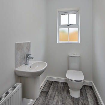 Image showing the downstairs WC at 21 Woffinden Rise, Beverley.