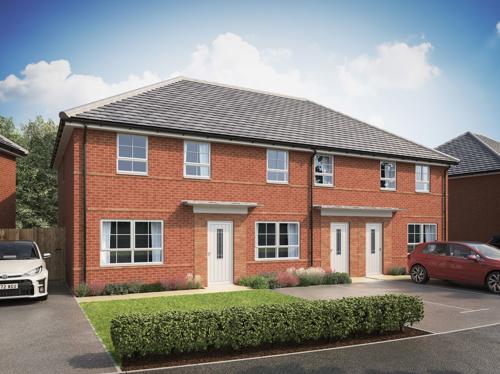 Image of some new build properties.