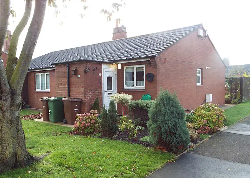 Image showing the properties at Townend Avenue Bungalows.