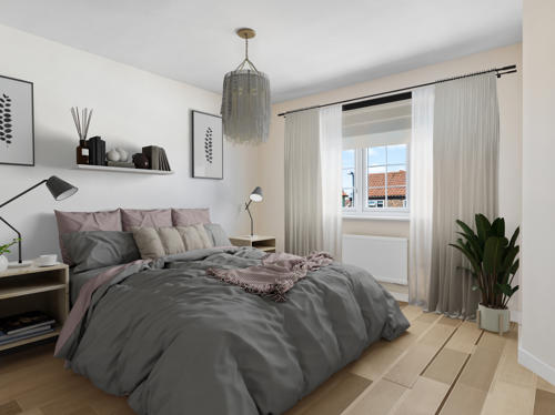 Image showing one of the bedrooms at Plot 5, Farmside Green, Leaconfield.