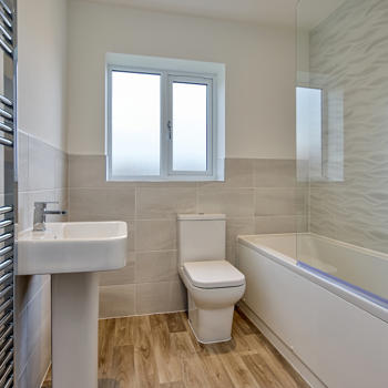 Image showing the bathroom at 26 Charnwood Street, Swinton.