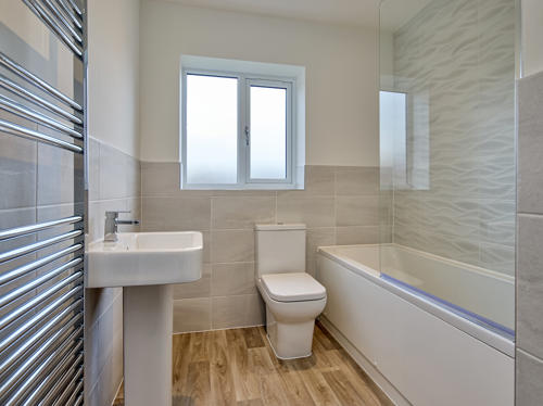 Image showing the bathroom at 26 Charnwood Street, Swinton.