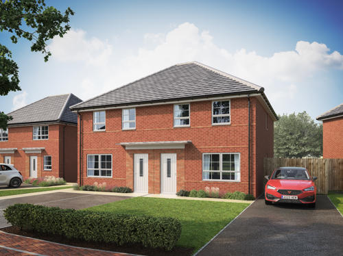 Image of new build properties.