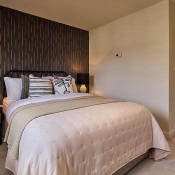 Image of a bedroom in the showhome at Dunford Drive.