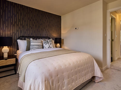Image of a bedroom in the showhome at Dunford Drive.