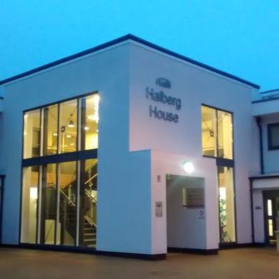 Image showing the entrance at Halberg House.