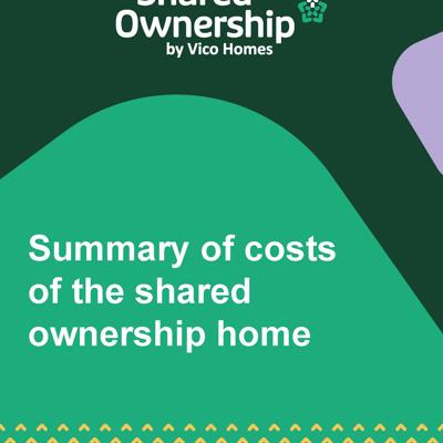 Front Cover Summary Of Costs