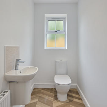 Image showing the downstairs WC at 23 Woffinden Rise, Beverley.