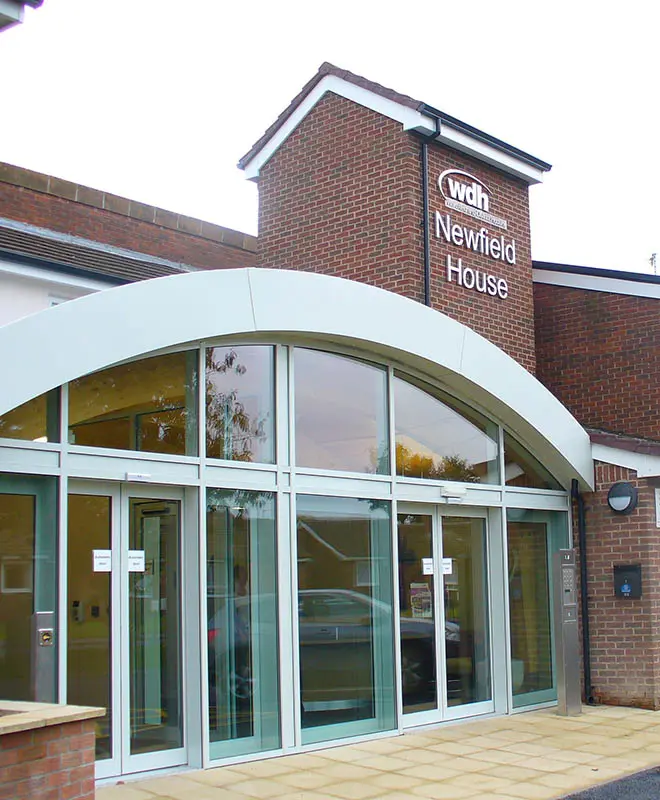 Image showing Newport House entrance.
