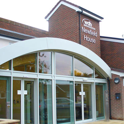 Image showing Newport House entrance.