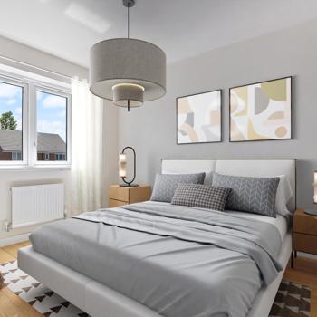 Image showing one of the bedroom at Plot 5, Farmside Green, Leaconfield.